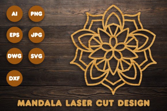 3D Minimal Mandala SVG Files for Cricut Projects