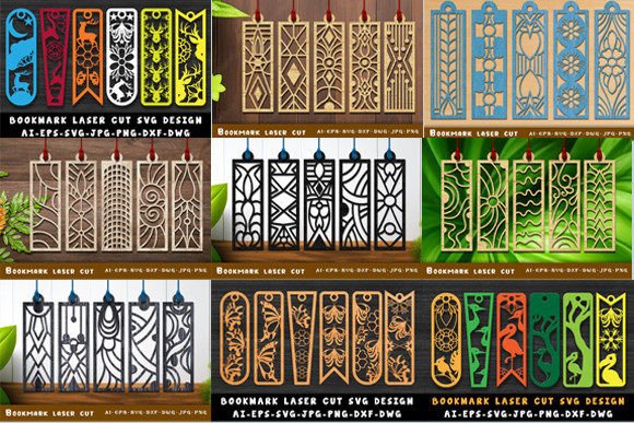 Discover the Intricate Art of the Bookmark Laser Cut Svg Bundle