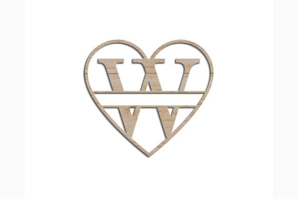 Heart Monograms: Elegant A-Z Design Bundle for Crafting