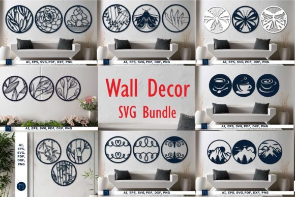 Laser-cu Wall Decor SVG Bundle