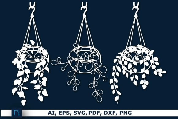 Laser Cut Flowers Wall Decor Bundle SVG