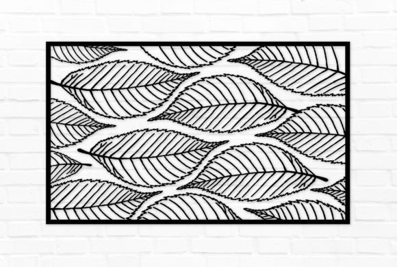 Leaf Wall Crafts Decor Laser Cut: Nature-Inspired Elegance
