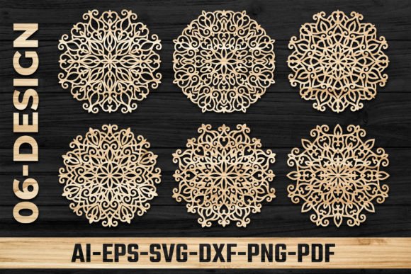Mandala Svg Files for Cricut: 6 Premium Design Formats