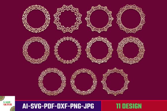 Mirror Frame Svg Bundle, Photo Frames 04 for Creative Projects