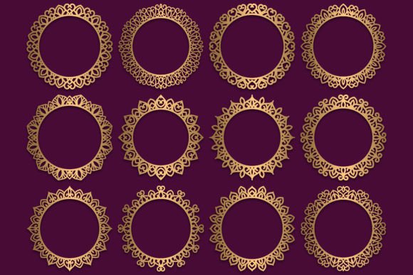 Mirror Frame Svg Bundle, Photo Frames 06